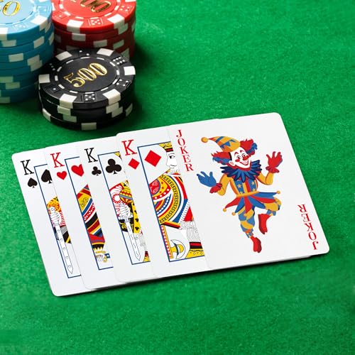 Image of Playing Cards Bulk,24 Decks of Cards,24 Pack Poker Cards Set,Standard Playing Cards with a Colorful Gift Box,Suitable Various Fun Card Games for Adults and Seniors, Holiday Presents