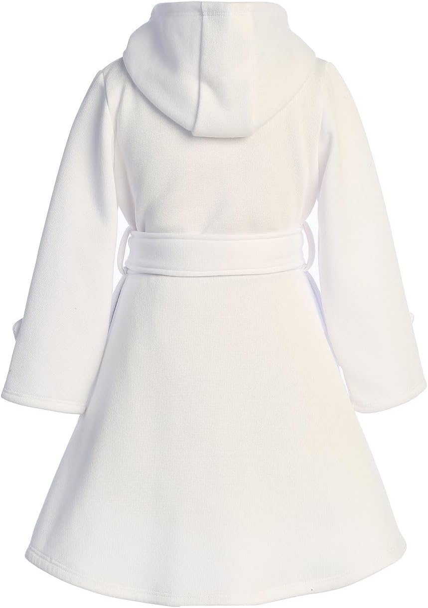 BluNight Collection Girls Dress Coat Long Sleeve Button Pocket Long Winter Coat Outerwear 2-14