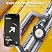 Gocii for Airtag Holder with Wire Cable, 4 Pack Ultra-Durable Lockable Case for Apple AirTag, Waterproof Keychain Holder for Luggage, Keys, Backpacks, Cars, Bags, and Kids