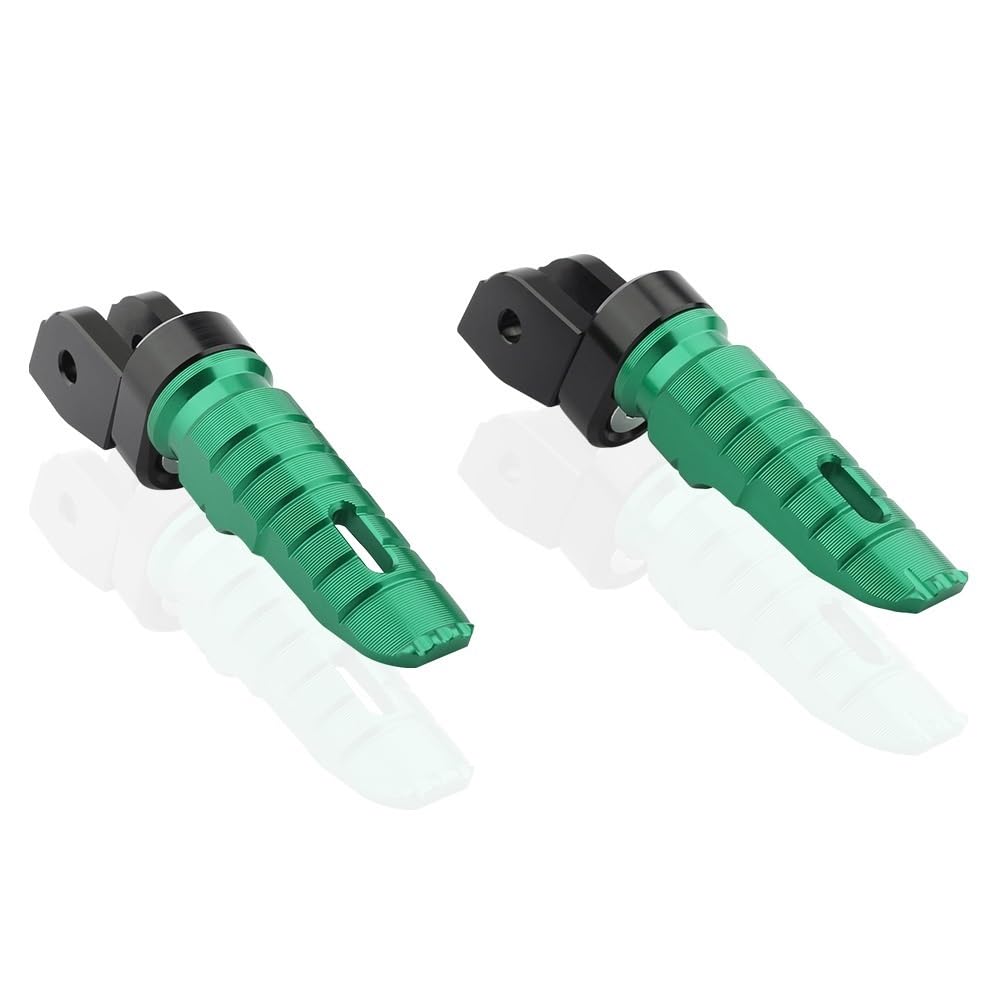 Repose-pieds avant CNC vert pour Ducati Monster 1100 et 1200