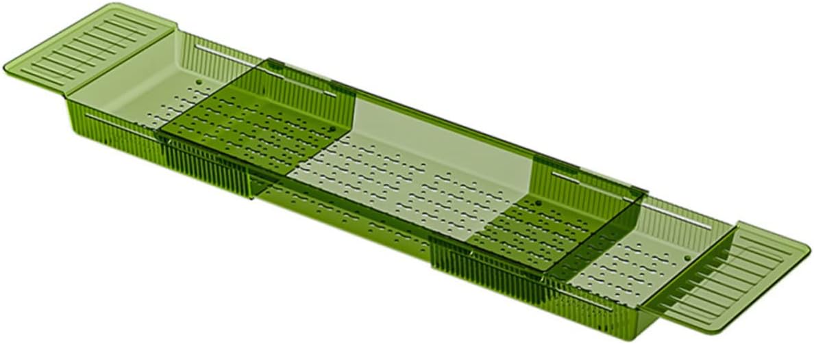 Expandable Bathtub Tray Multi-Functional Bath Table Anti-Slip Design for Tablets and Phones Bathroom Accessory for Relaxing Baths Fits Most Bathtubs