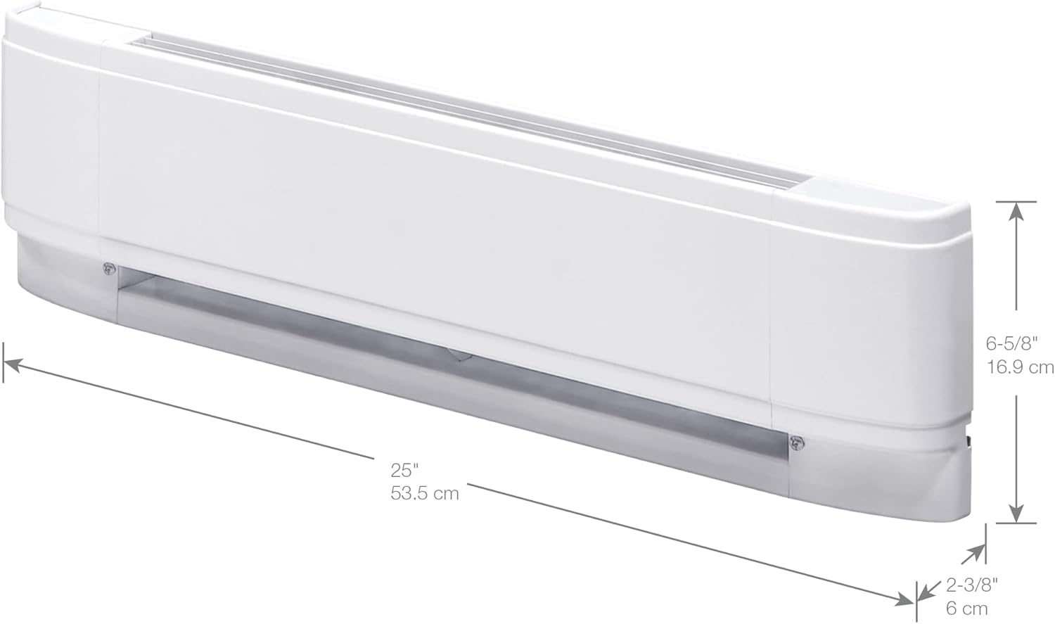 Dimenzije grijača Dimplex LC2507W31