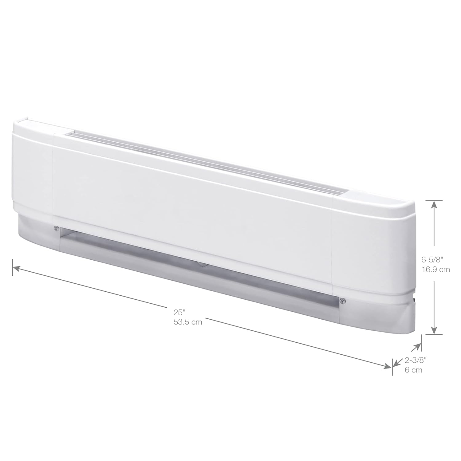 Dimplex 25" Linear Convector Electric Baseboard Heater Model: LC2507W31), 240V, 750W White