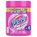 Vanish Gold Oxi Action Laundry Booster and Stain Remover Powder for Colours, Removes Tough Stains In A 30 Minute Wash, Keeps Colours Vibrant, Add a Scoop in Every Wash for Best Results, 470g