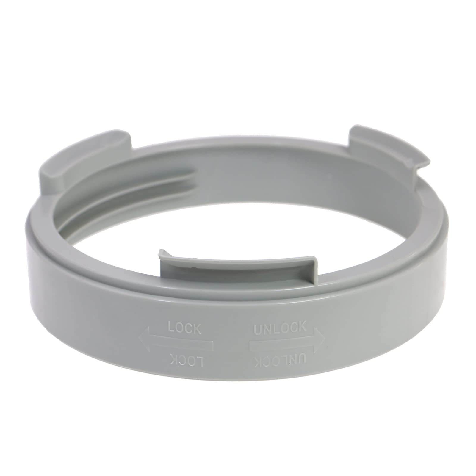 DGQ 5.9" Portable AC Exhaust Hose Connector - Grey Plastic, 5.9" Inside/Outside Diameter, 0.59" Wall Thickness - 1 Pack