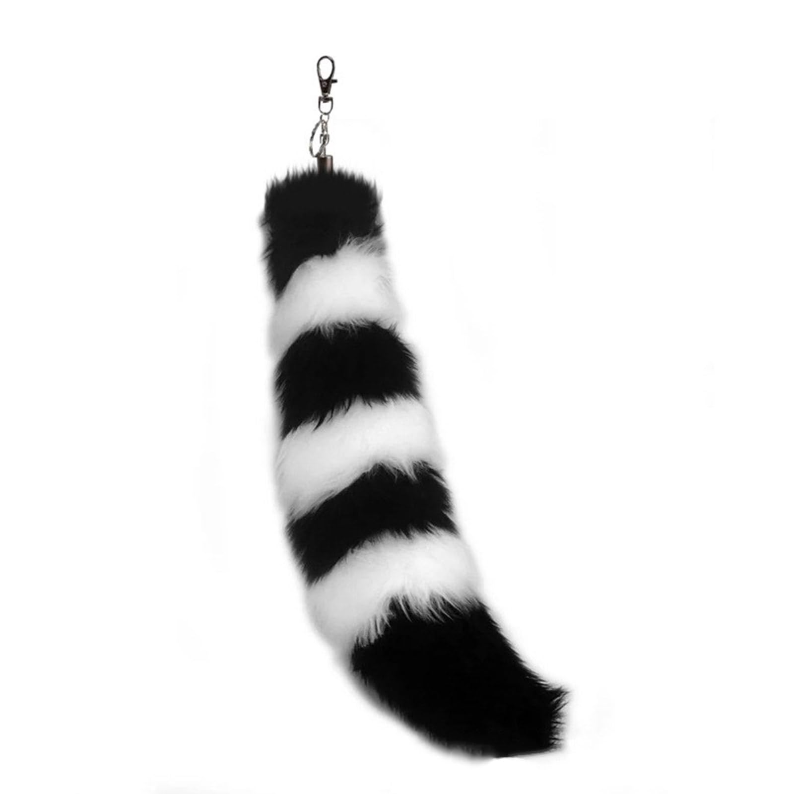 Maxtonser Faux Furs Foxes Tail Keychain Cosplays Toy Handbag Accessorise Bag Keyring Hook Pendant Charm Furs Car Keychain Gifts