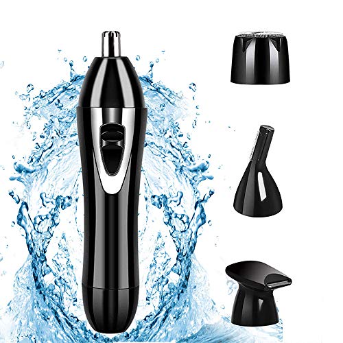 [2020 Upgrade] 4 in 1 Facial Hair Removal for Women Electric USB Rechargeable Facial Hair Epilator Shaver Set Painless Lightweight Waterproof with Beard Clippers Nose Hair and Eyebrow Trimmer