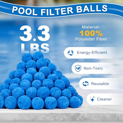 50% Off TTQ Pool Filter Balls for Sand Filter Systems