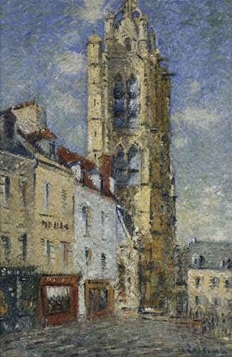 Impression d'art The Tower of St par Gustave Loiseau grande toile murale de collection