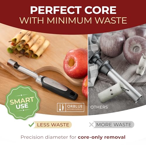 Orblue Premium Apple Corer Tool - Durable Stainless Steel Fruit Core Extractor Tool thumb #4
