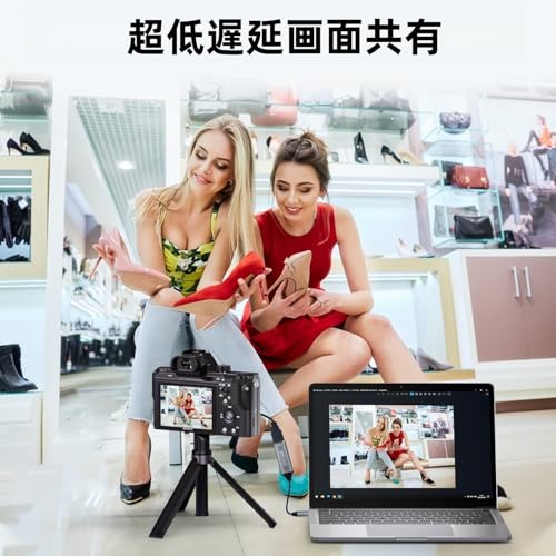 MEEKI キャプチャーボード switch対応 USB C HDMI 変換アダプタ HD画質1080P/4Kパススルー機能 の商品画像 2