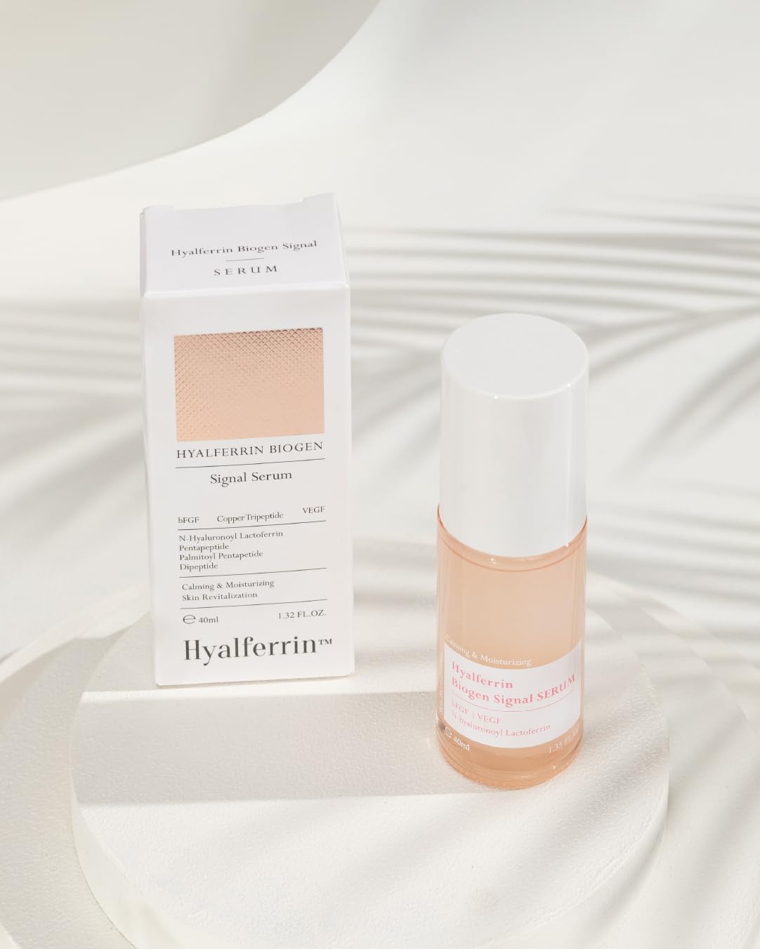 Hyalferrin Biogen Signal Serum, Cilt Sorunlarına Karşı Etkili, Bariyer Güçlendirici, Nemlendirici ve Yatıştırıcı Serum, Hassas ve Tüm Ciltler İçin, 40 ml - Ovaco