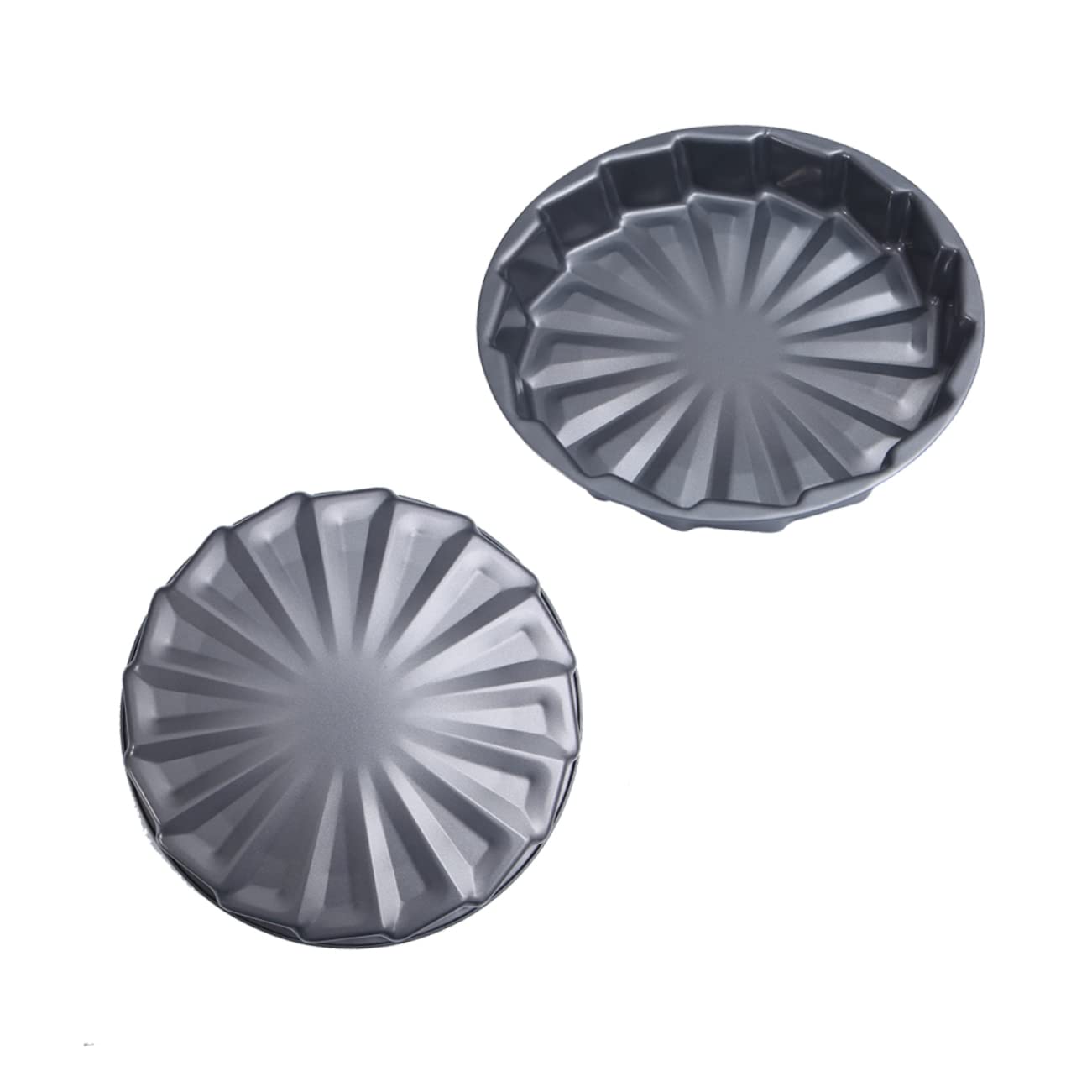 OUNONA 1pc Carbon Steel Non Stick Cake Baking Pan Spiral Windmill Shape Mold for Baking Round Bakeware for Creative Cakes and Easy Cleanup