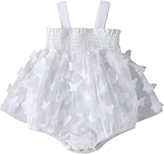 Body Negro Manga Larga Sin Mangas Color Sólido Mariposa Tul Volantes Mamelucos para Recién Nacido para Niñas Ballet Niñas Ropa