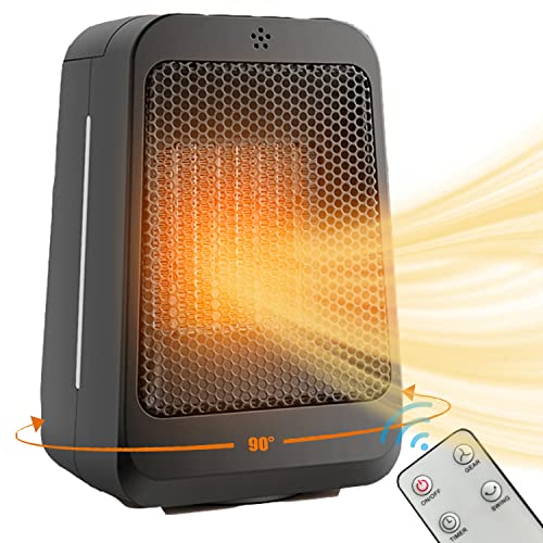 For Sale! Portable Space Heater 90Â°Oscillating Electric Heaters with Digital Thermostat, 1500W PTC ...