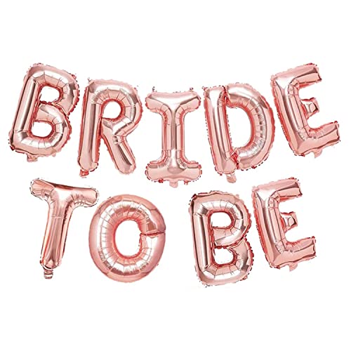 Image of Party Propz Rose Gold Bride To Be Foil Banner (Cardstock) - Bride To Be Decoration Set Combo | Bachelorette Party Decorations | Bride To Be Banner | Bride To Be Decoration,1 Piece