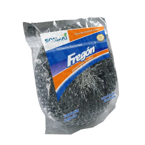 Fregon Jumbo Steel Scrubber, 6 Per Box