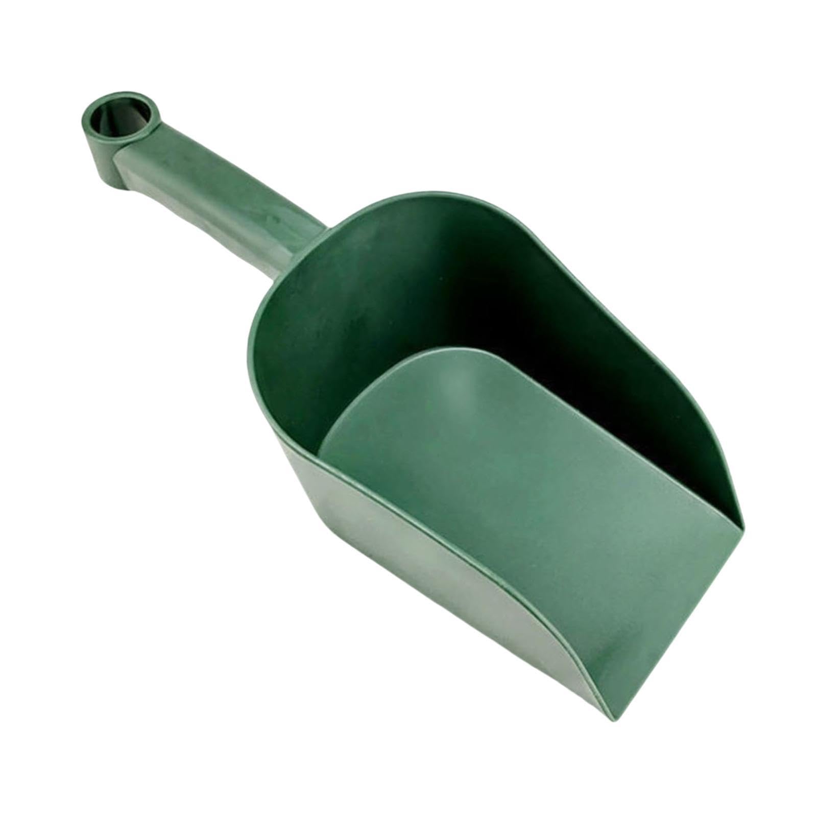 Generic Potting Soil Scoop Garden Scoop Ergonomic Handle Premium Multipurpose Gardening Tool for Planting Cultivation, 10.5cmx31cm