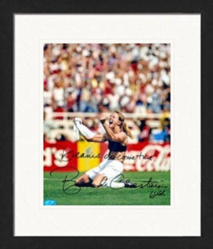 Sports Memorabilia Autograph Warehouse 249177 Brandi Chastain Autographed 8 x 10 in. Photo - USA Womens Soccer Image - No. 99 Matted & Framed