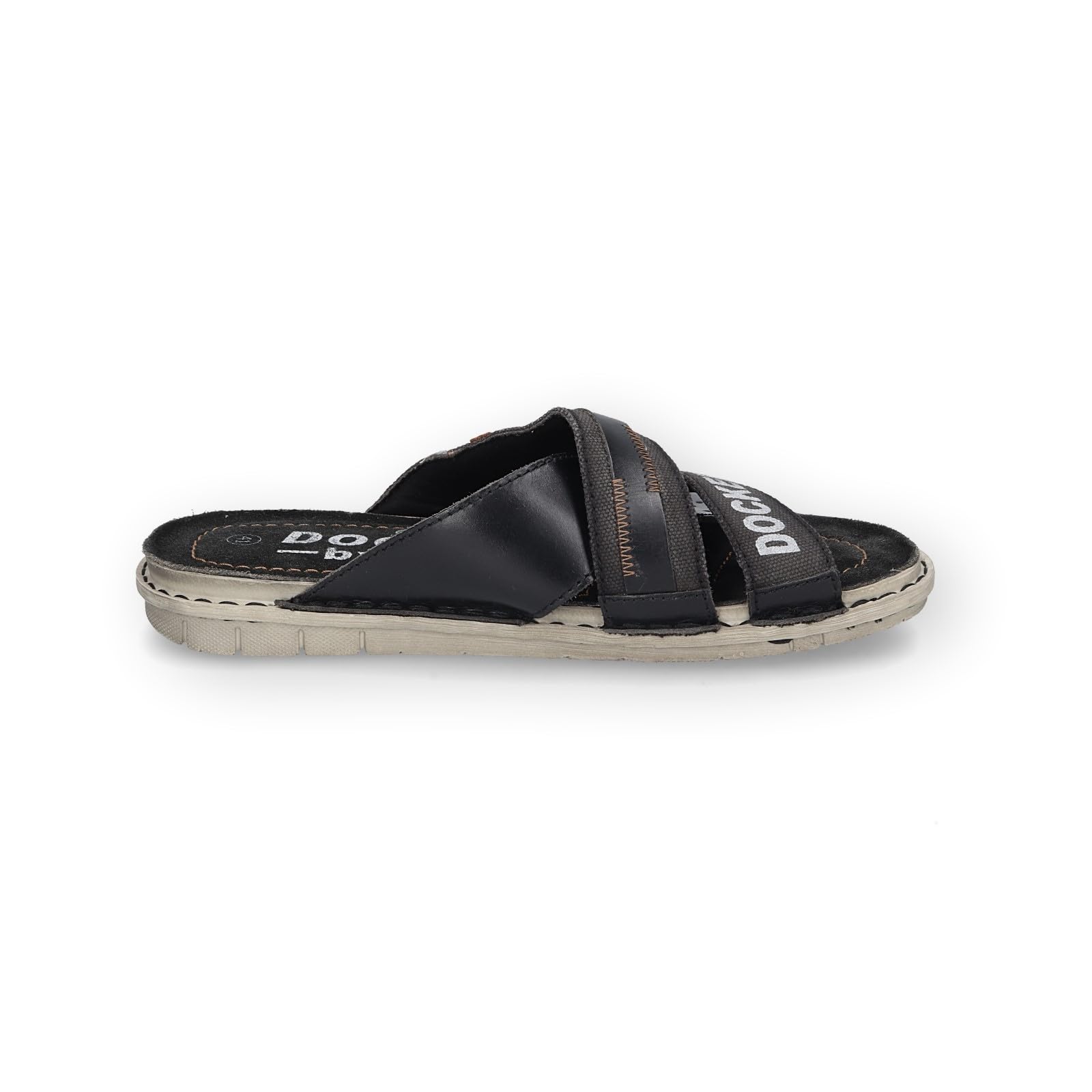 Dockers by Gerli Sandales Homme Tongs noir Cuir