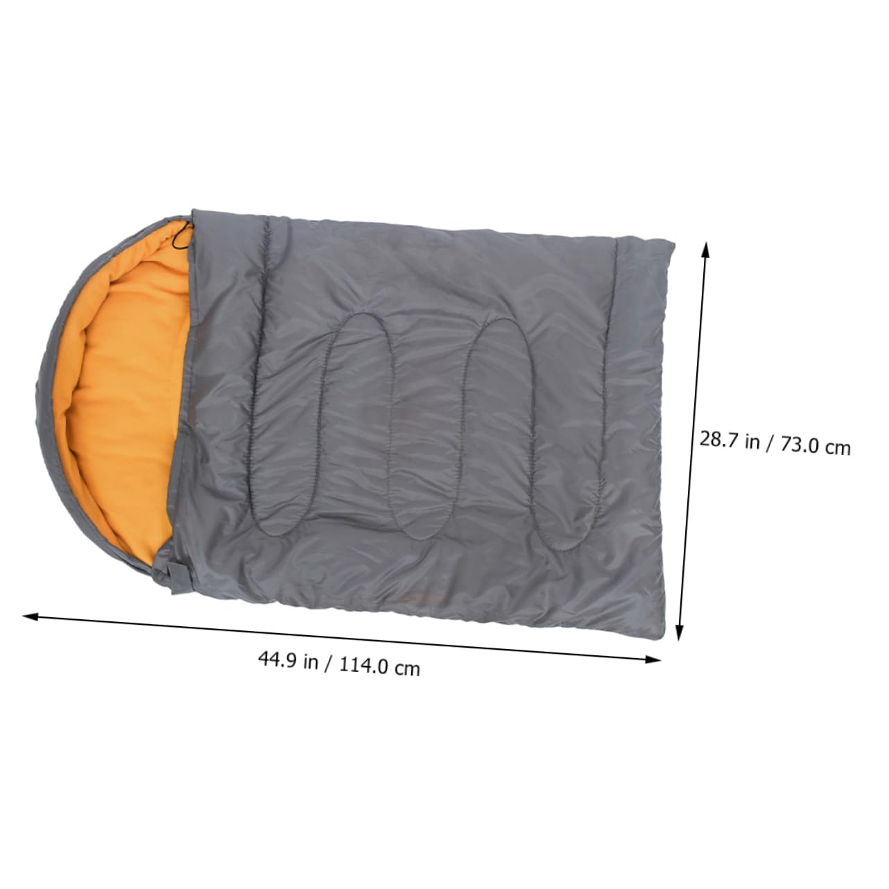 Happyyami Tragbarer Schlafsack für Hunde aus Polyester und Fleece Wärmendes Hundebett für Outdoor Reisen Kompakte Form Leicht zu Transportieren und Verstauen