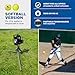 BATA B1 Softball Single Wheel Pitching Machine, Youth and Adult Automatic Pitch Machine for Softballs, Practice Training Equipment
