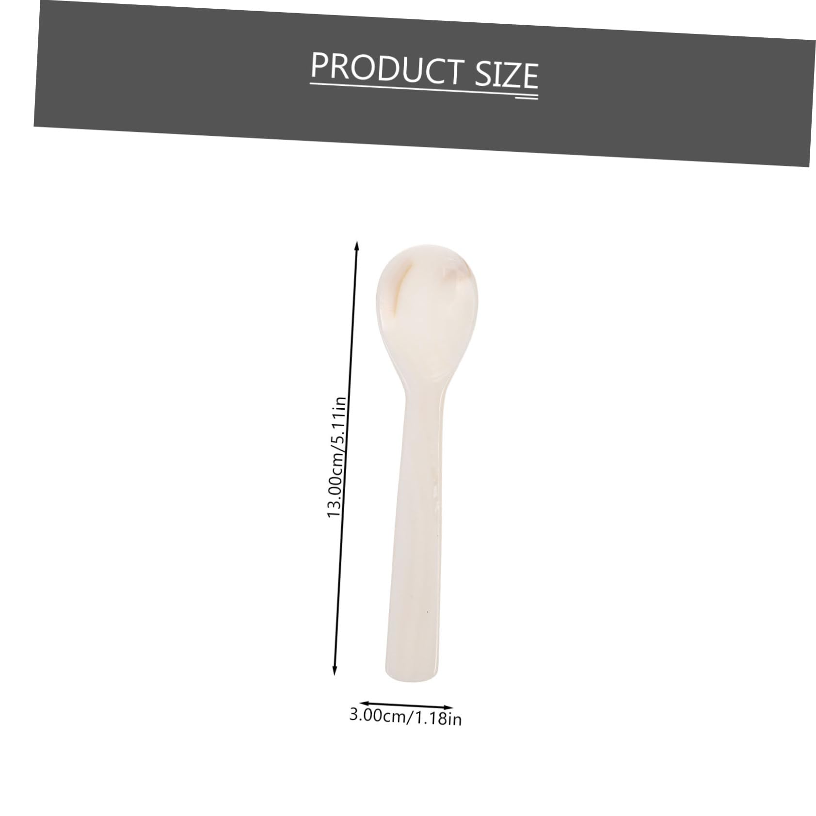 Cabilock 2 Juegos Cuchara De Concha Natural Cuchara De Café De Concha Cuchara Para Café Juego De Cucharas Cuchara Para Cucharas Para Café Cuchara Para 5 piezas * 2
