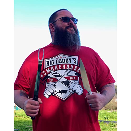 Big Daddy Smoke House Short Sleeve Tee - Red2