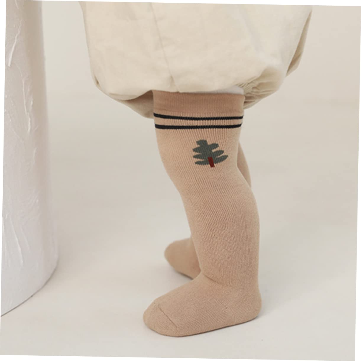 Kisangel 5pares Calcetines Largos Antideslizantes Para Bebés Gruesos y Cálidos Transpirables Para Invierno Unisex Talla Años