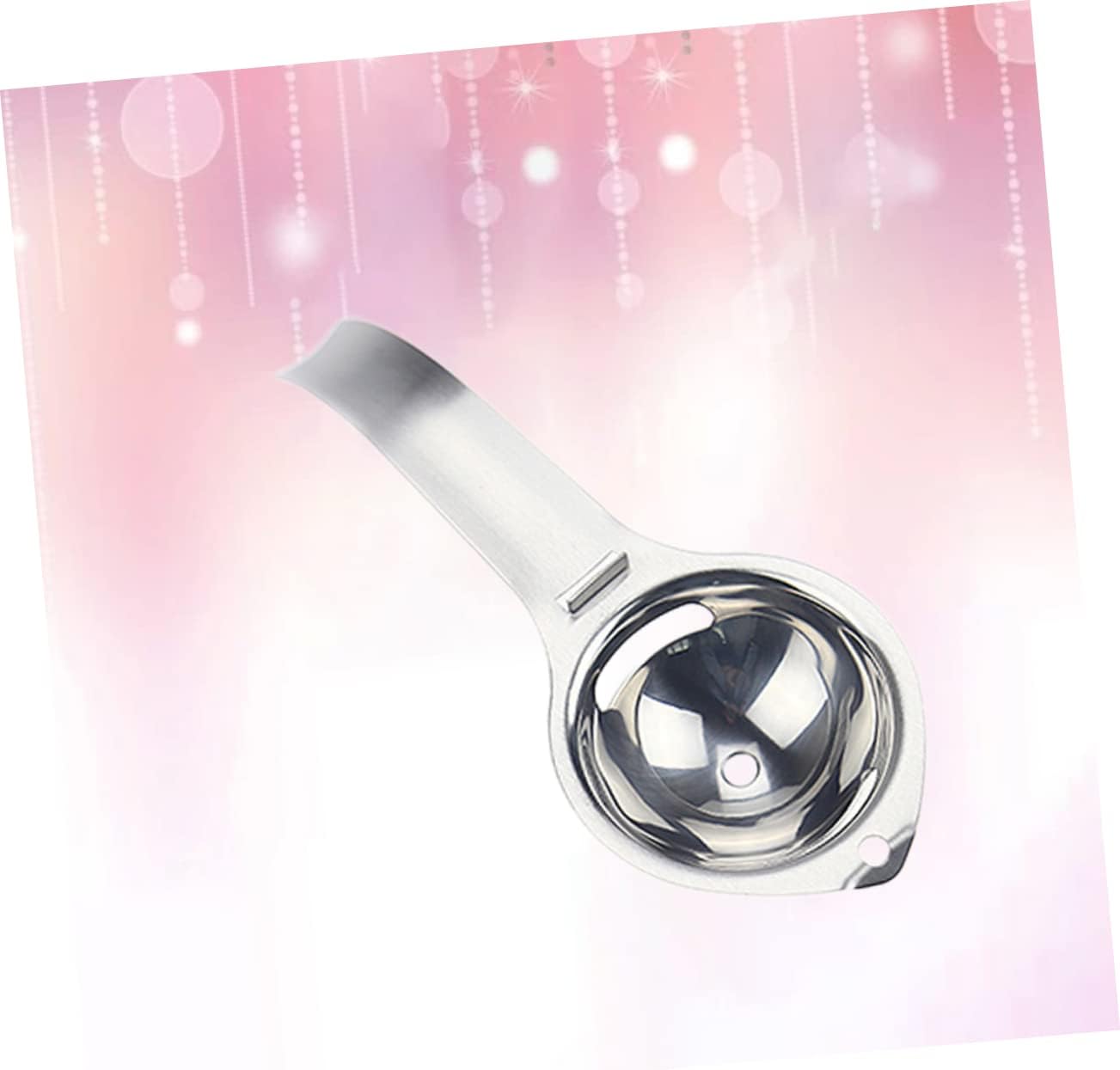 ABOOFAN Stainless Steel Egg Yolk Separator Baking Egg Separator Tool Yolk Extractor Mirror Polished Non-stick Easy to Clean