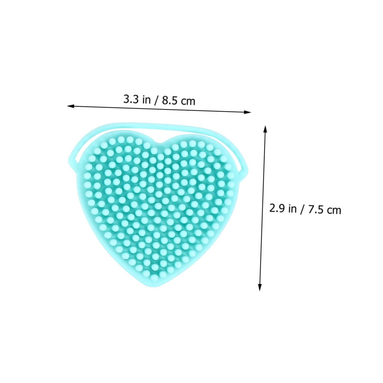 Mikinona Handheld Facial Brush for Women 4pcs Silicone Facial Scrubber for Skin Cleansing