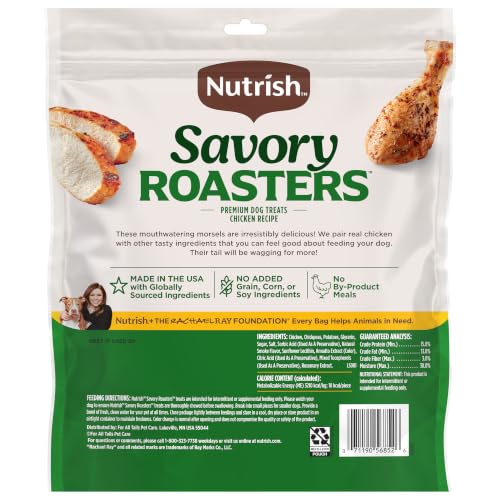 Nutrish Savory Roasters Dog Treats with Chicken, 30 oz. Pouch (Rachael Ray) - image 9