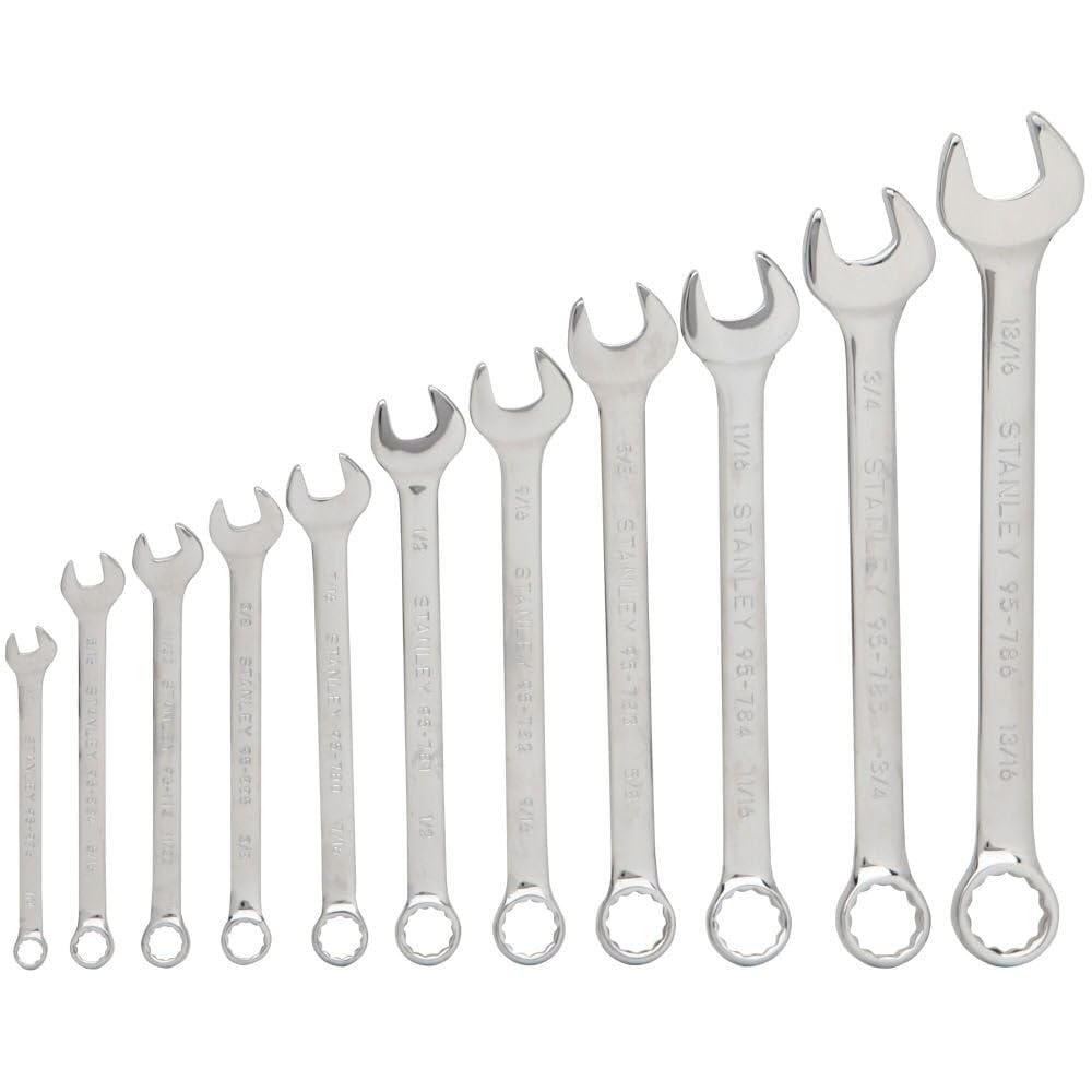 Stanley 94-385W SAE Combination Wrench Set, 11-Pack
