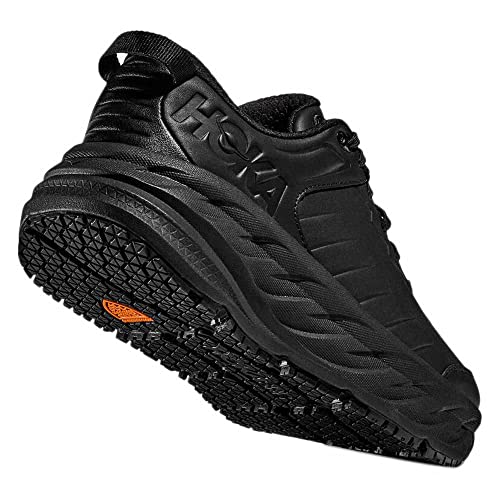 Hoka Women's Bondi Slip Resistant Black/Black 6.5 Medium