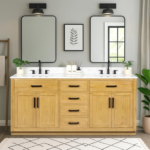 XWNE Natural Oak with Built-in Outlets