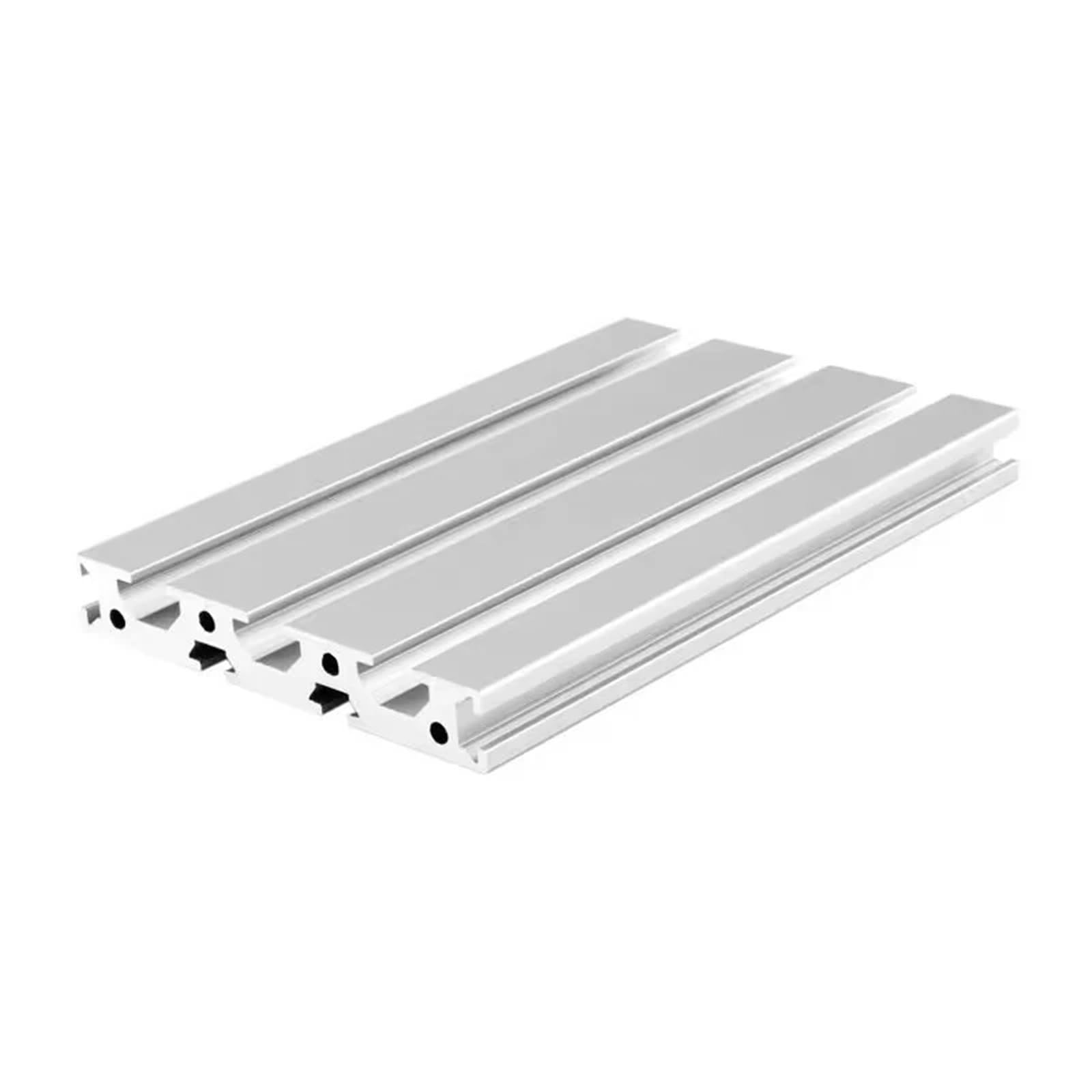 GTPBAO Profilo di guida lineare anodizzato con foro da 4,3 mm for telaio estruso in alluminio con scanalatura a T 15100 for ringhiere for recinzioni fai da te Binario estruso(350mm)