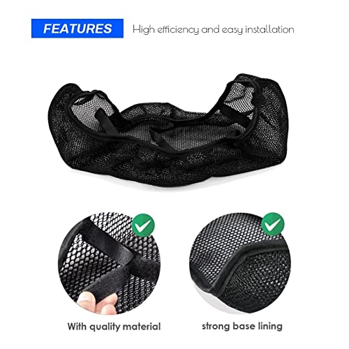 Funda de asiento para CB400X de malla protectora transpirable 4