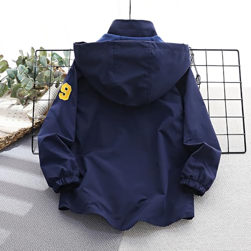 ABALACOCO Boys Winter Warm Coats Outwear Fleece Jacket Fashion Top Casual Hooded Fleece Windproof Wear2