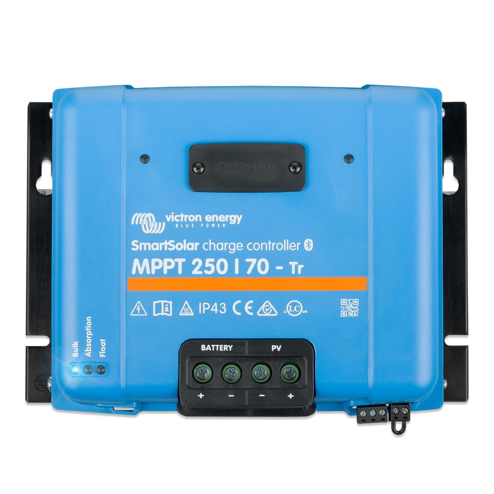 Victron Energy SmartSolar MPPT Tr 250V 70 amp 12/24/36/48-Volt Regolatore di Carica Solare (Bluetooth)
