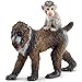 Produktbild SCHLEICH 14716 - Mandrill Weibchen mit Baby, Minifigur