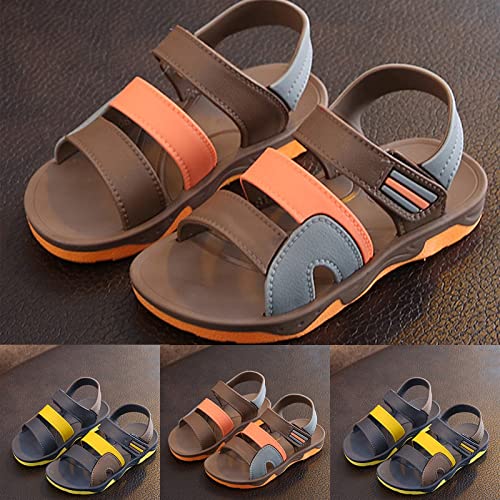 Open Toe Sandals for Boys Girls, Kids Unisex Summer Outdoor Athletic Sport Sandals, Non-Slip Casual Walking Footwear4