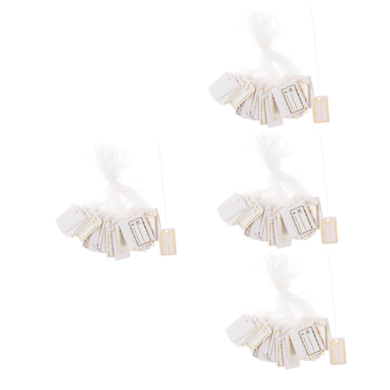 TEHAUX 2000piezas Etiquetas De Precio Para Ropa y Joyería Etiquetas Colgantes Escriturables Con Cuerda Para Tiendas y Artesanías