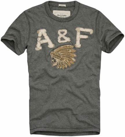 Amazon アバクロンビー フィッチ Abercrombie Fitch メンズ アバクロ ｔシャツ ダークグレー サイズxl 並行輸入品 Tシャツ カットソー 通販