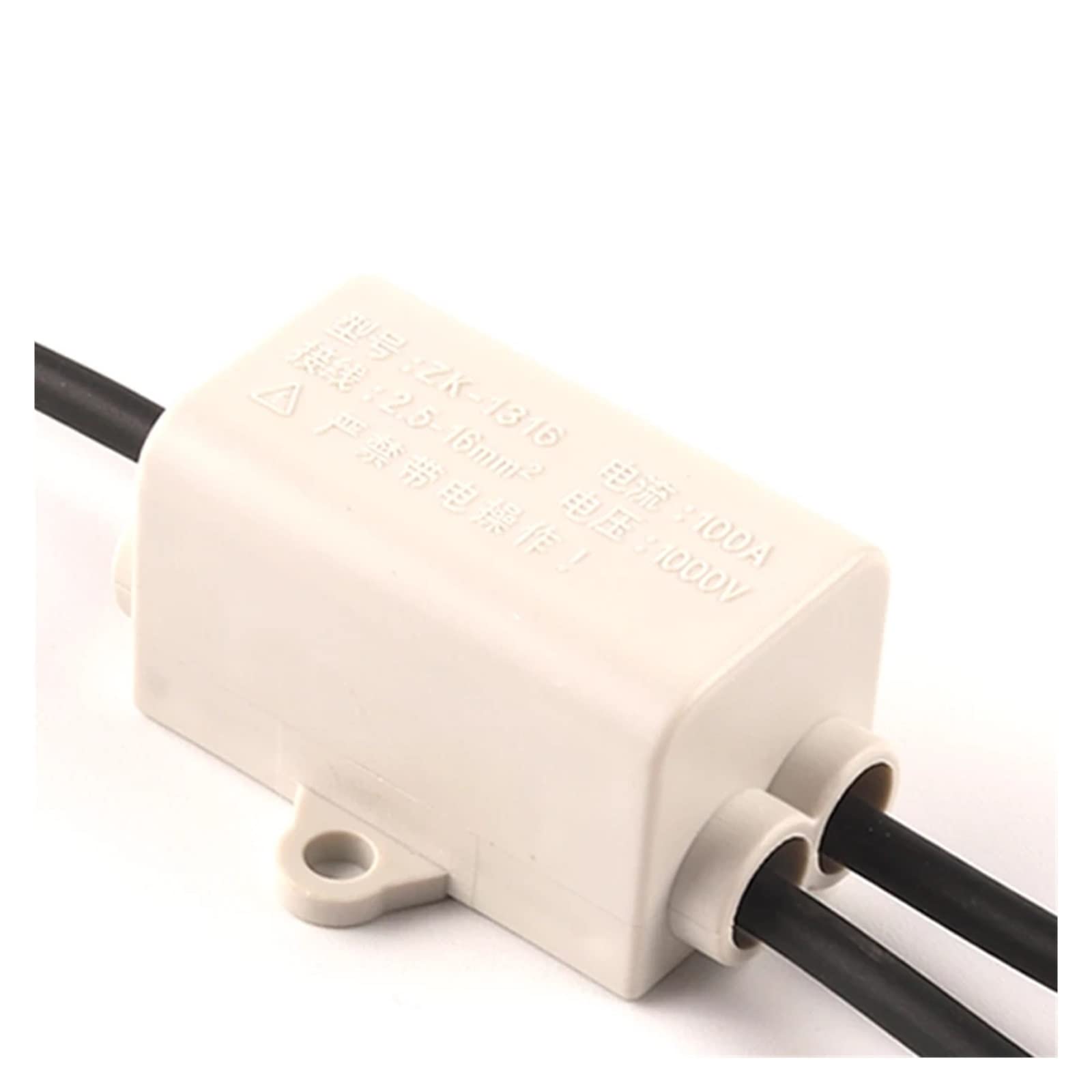 CXVFY High Power Terminal Block Quick Wire Connector T-Type 60A/400V 1-6mm2 Electric Cable Splitter 100A/1000V 2.5-16mm2 Junction Box(ZK-1316,30 PCS)