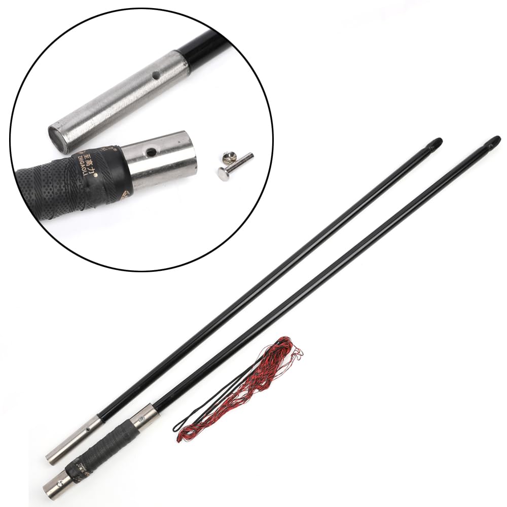 SHARROW Arc Classique Anglais Longbow 25LBs-40LBs Ambidextre Takedown Facile à Transporter