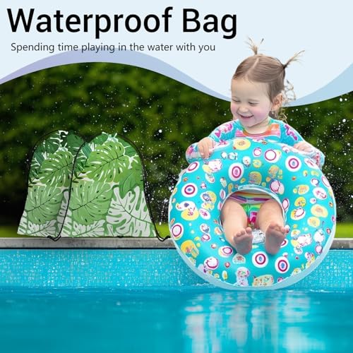 Image of Gymnastics Grip Bags Green Leaf Lightweight Small Drawstring Bag for Sport