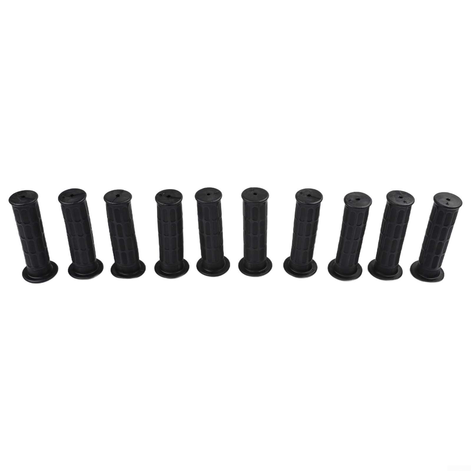 10PC Rubber Handle Covers For Garden Tools And Agricultural Equipment Replacement Grips To Enhance Grip(124X 28 mm)