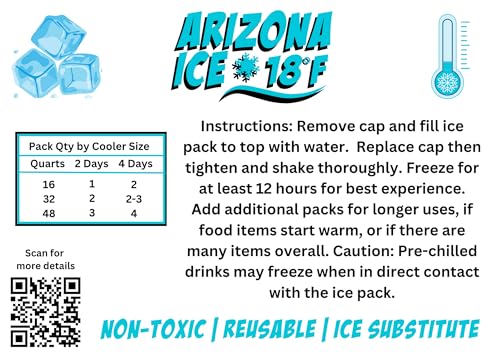 GoCJ Arizona Ice Large Industrial Ice Packs