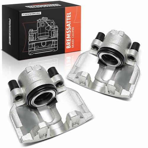 Frankberg 2x Brake Caliper Disc Brake Front Left Right Aluminium Compatible with A4 8D2 B5 A4 8E2 B6 A4 8EC B7 A4 Avant 8D5 B5 A4 Avant 8E5 B6 Replace# 8E0615123A