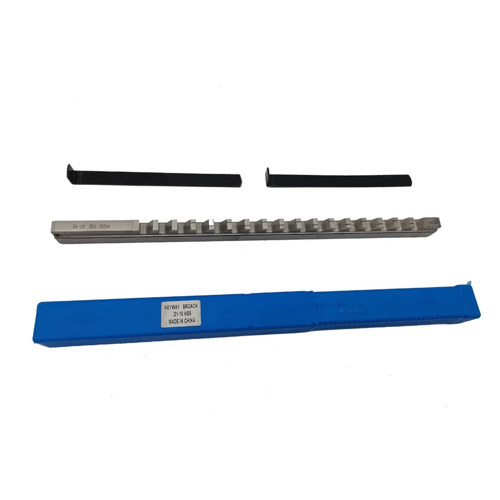 1PC Broches de clavette à pousser de type 2/3/4/5/6/8/10/12/14/16/18 mm A1/B1/C1/D1/E1 Outils de clavette HSS pour tour(D1 10mm)
